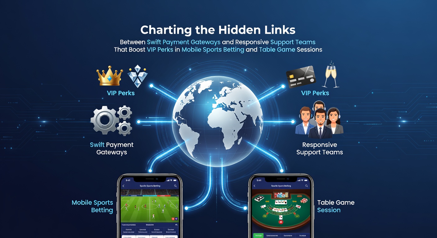 Illustration schneller Zahlungsgateways und Support-Interaktionen bei mobilen Sportwetten und Tischspielen